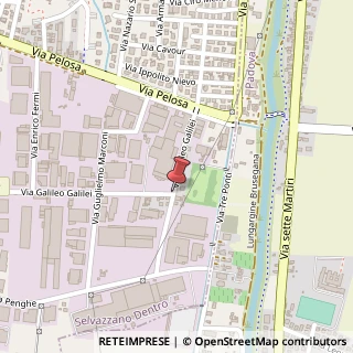 Mappa Via Galileo Galilei,  1, 35030 Selvazzano Dentro, Padova (Veneto)