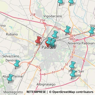 Mappa Via Arco Valaresso, 35139 Padova PD, Italia (4.85154)