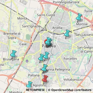 Mappa Via Arco Valaresso, 35139 Padova PD, Italia (2.09833)