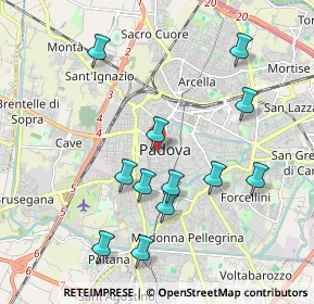 Mappa Via Arco Valaresso, 35133 Padova PD, Italia (2)