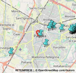 Mappa Via Arco Valaresso, 35133 Padova PD, Italia (2.7245)