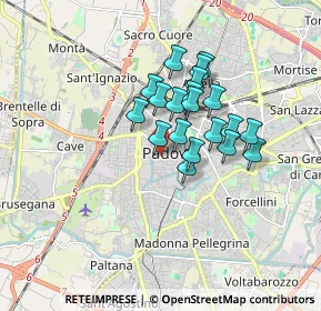 Mappa Via Arco Valaresso, 35139 Padova PD, Italia (1.2475)