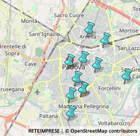 Mappa Via Arco Valaresso, 35133 Padova PD, Italia (1.70545)
