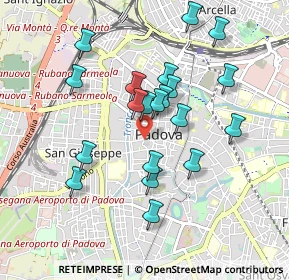 Mappa Via Arco Valaresso, 35133 Padova PD, Italia (0.8425)