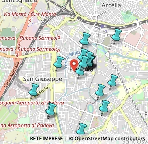 Mappa Via Arco Valaresso, 35139 Padova PD, Italia (0.733)