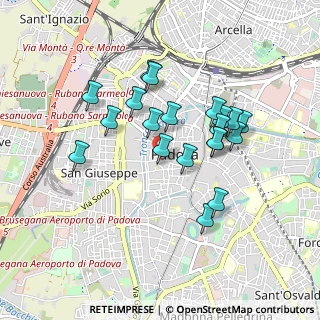 Mappa Via Arco Valaresso, 35139 Padova PD, Italia (0.7845)