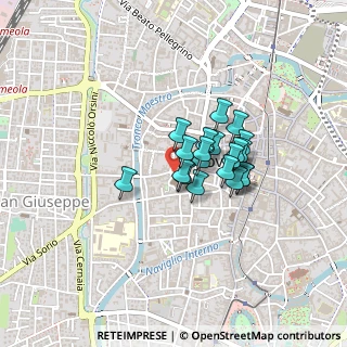 Mappa Via Arco Valaresso, 35133 Padova PD, Italia (0.2735)