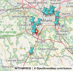 Mappa Via Sicilia, 20090 Assago MI, Italia (7.60417)