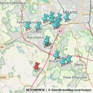 Mappa Via Sicilia, 20090 Assago MI, Italia (3.83188)