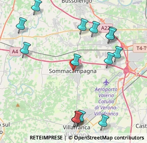 Mappa Via Gidino, 37066 Sommacampagna VR, Italia (4.96857)