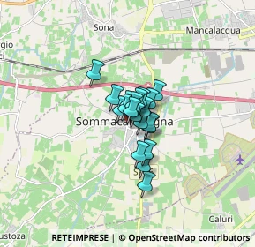 Mappa Via Gidino, 37066 Sommacampagna VR, Italia (0.73)