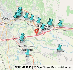 Mappa Via Carlo Cattaneo, 37036 San Martino Buon Albergo VR, Italia (4.41111)