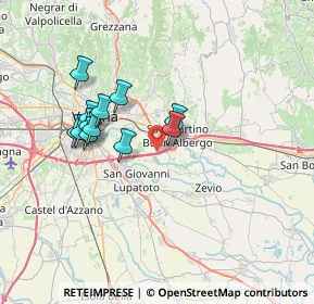 Mappa Via Carlo Cattaneo, 37036 San Martino Buon Albergo VR, Italia (6.17333)