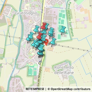 Mappa Centro Sportivo Vismara, 20142 Milano MI, Italia (0.25)
