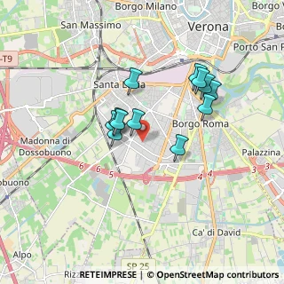 Mappa Via Giovanni Virginio Schiapparelli, 37135 Verona VR, Italia (1.435)