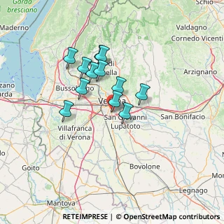 Mappa Via Tunisi, 37134 Verona VR, Italia (10.55583)