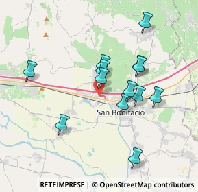 Mappa 37038 San Bonifacio VR, Italia (3.37462)