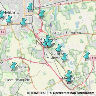 Mappa Via Bettolino, 20098 San Giuliano Milanese MI, Italia (5.34867)