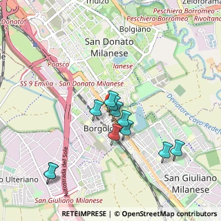 Mappa Via Bettolino, 20098 San Giuliano Milanese MI, Italia (0.85636)