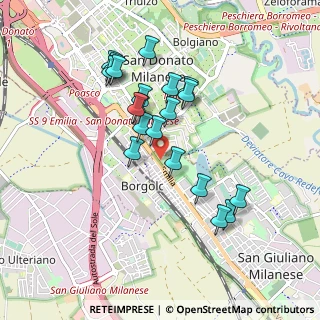 Mappa Via Bettolino, 20098 San Giuliano Milanese MI, Italia (0.827)