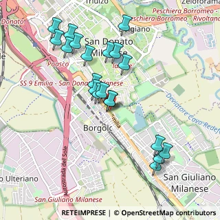 Mappa Via Bettolino, 20098 San Giuliano Milanese MI, Italia (0.9875)