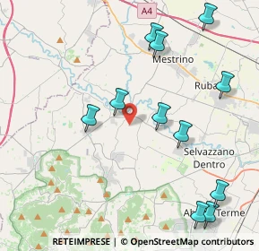 Mappa Via Rialtello, 35030 Saccolongo PD, Italia (4.75545)