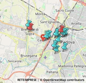 Mappa Strada Pelosa, 35136 Padova PD, Italia (1.37429)