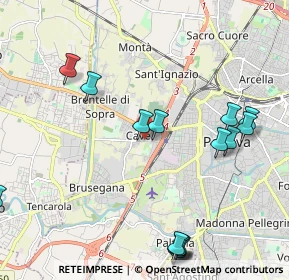 Mappa Strada Pelosa, 35136 Padova PD, Italia (2.55067)