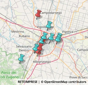 Mappa Via Cavour, 35100 Padova PD, Italia (4.82333)