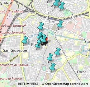 Mappa P.za della Garzeria, 35139 Padova PD, Italia (0.701)