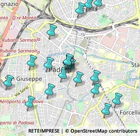 Mappa Via Cavour, 35100 Padova PD, Italia (0.9555)