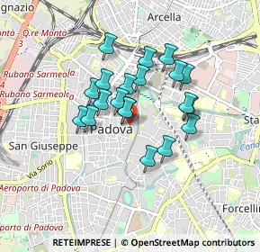 Mappa Via Cavour, 35100 Padova PD, Italia (0.6555)