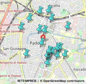 Mappa P.za della Garzeria, 35139 Padova PD, Italia (0.8715)