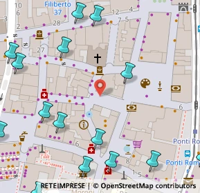 Mappa Via Cavour, 35100 Padova PD, Italia (0.1075)