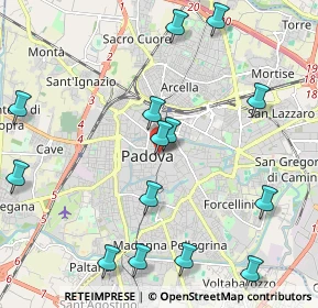 Mappa P.za della Garzeria, 35139 Padova PD, Italia (2.45286)