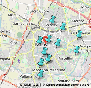 Mappa Via Cavour, 35100 Padova PD, Italia (1.70583)