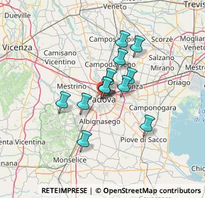 Mappa Via Cavour, 35100 Padova PD, Italia (9.40833)