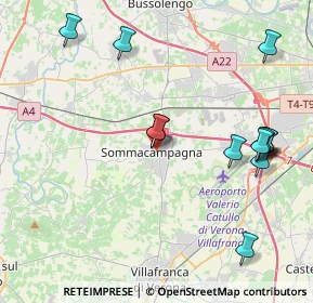 Mappa Via Corno, 37066 Sommacampagna VR, Italia (4.62538)