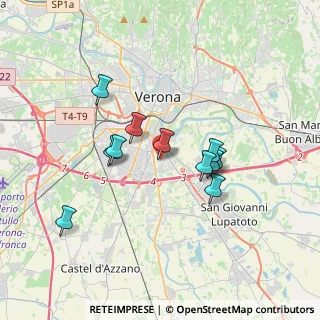 Mappa Via Algeri, 37134 Verona VR, Italia (2.97818)