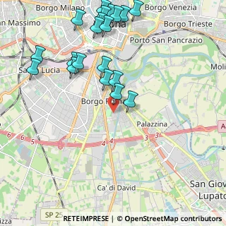 Mappa Via Algeri, 37134 Verona VR, Italia (2.461)