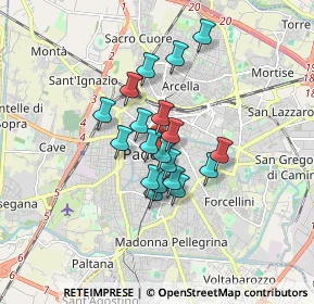 Mappa Via Sant'Andrea, 35139 Padova PD, Italia (1.18579)