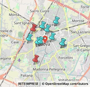 Mappa Via Sant'Andrea, 35139 Padova PD, Italia (1.20727)