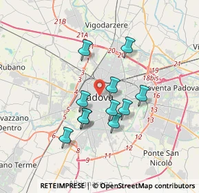 Mappa Via Stefano Breda, 35139 Padova PD, Italia (2.83545)