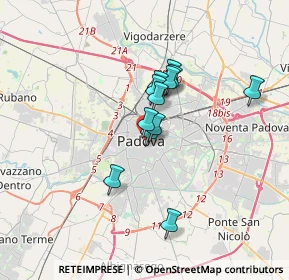 Mappa Via Sant'Andrea, 35139 Padova PD, Italia (2.42)