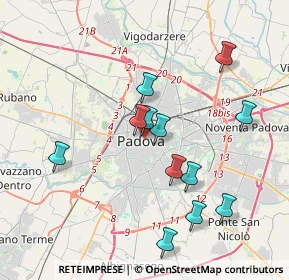 Mappa Via Stefano Breda, 35139 Padova PD, Italia (3.63667)