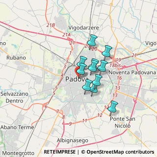 Mappa Via Gorizia, 35121 Padova PD, Italia (2.22545)