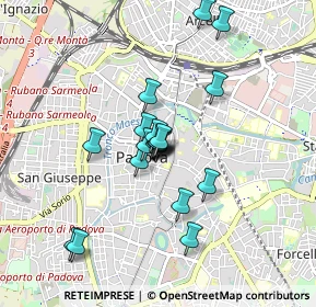 Mappa Via Marsilio da Padova, 35139 Padova PD, Italia (0.6695)