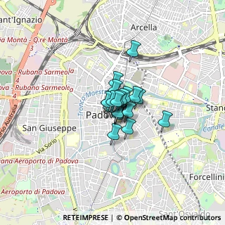 Mappa Via Marsilio da Padova, 35139 Padova PD, Italia (0.3275)