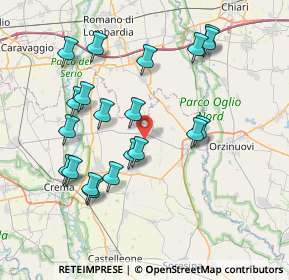 Mappa Via G. Marconi, 26014 Romanengo CR, Italia (7.71)