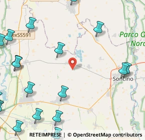 Mappa Via G. Marconi, 26014 Romanengo CR, Italia (6.7365)